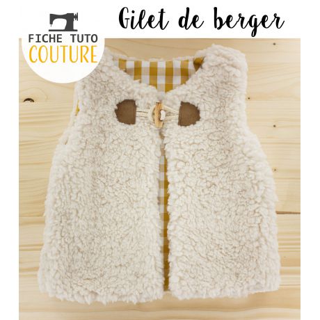 10 Fiches Tuto "gilet Berger Bébé 18 Mois" - 3B COM